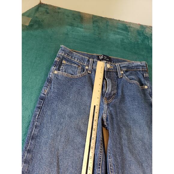 Gap Jeans Size 2 Womens Blue Stretch Denim Pants Mid Rise 90s Loose Straight - Picture 7 of 12